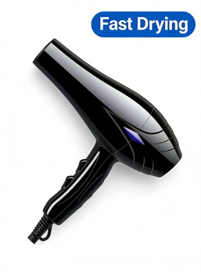 مجفف شعر محترف مع محرك تيار متردد، 3 إعدادات تسخين، 2 مستويات سرعة الرياح، زر هواء بارد، إكسسوارات التركيز والانتشار - Image 2